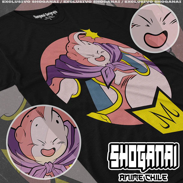 DB19 Majin Buu - DRAGON BALL - ADULTO (Polera o Polerón) 1
