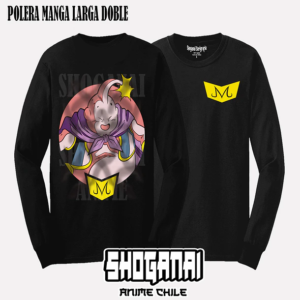 DB19 Majin Buu - DRAGON BALL - ADULTO (Polera o Polerón) 4