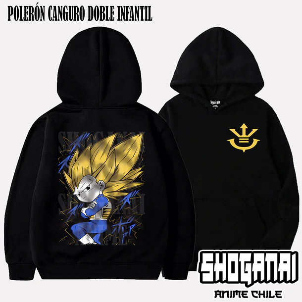 DB20 Vegeta Daima - DRAGON BALL - INFANTIL (Polera o Polerón) 5