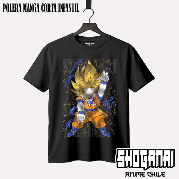 DB21 Goku Daima - DRAGON BALL - INFANTIL (Polera o Polerón) 1