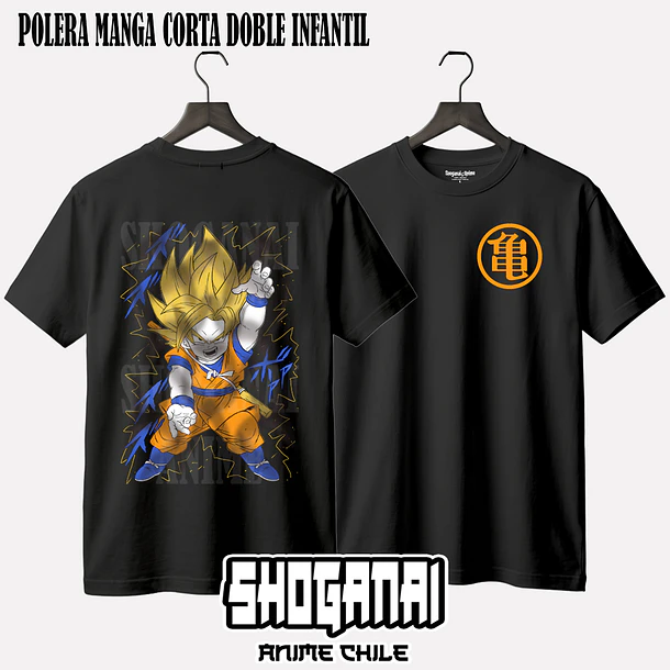 DB21 Goku Daima - DRAGON BALL - INFANTIL (Polera o Polerón) 2