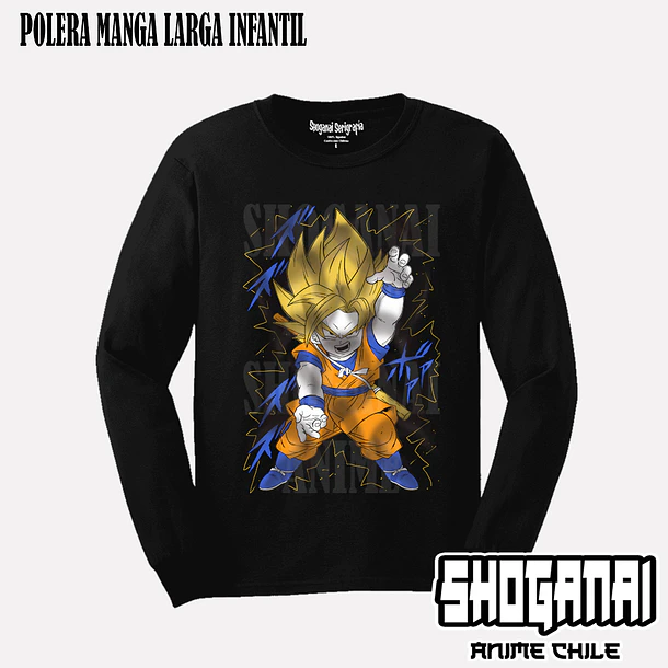 DB21 Goku Daima - DRAGON BALL - INFANTIL (Polera o Polerón) 3