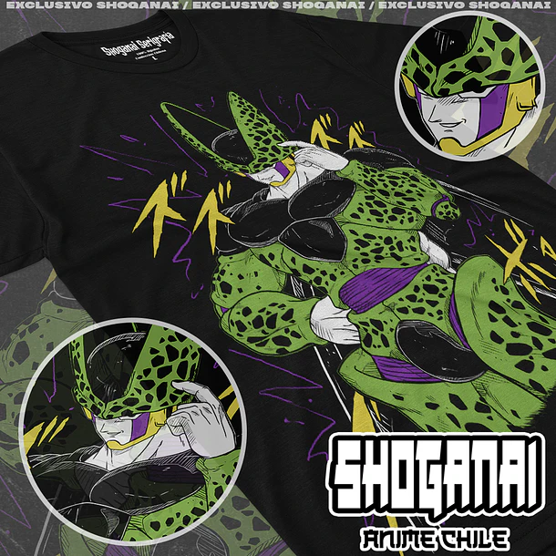 DB23 Cell - DRAGON BALL - ADULTO (Polera o Polerón) 1