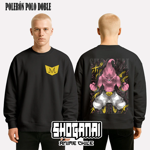 DB25 Kid Buu - DRAGON BALL - ADULTO (Polera o Polerón) 7