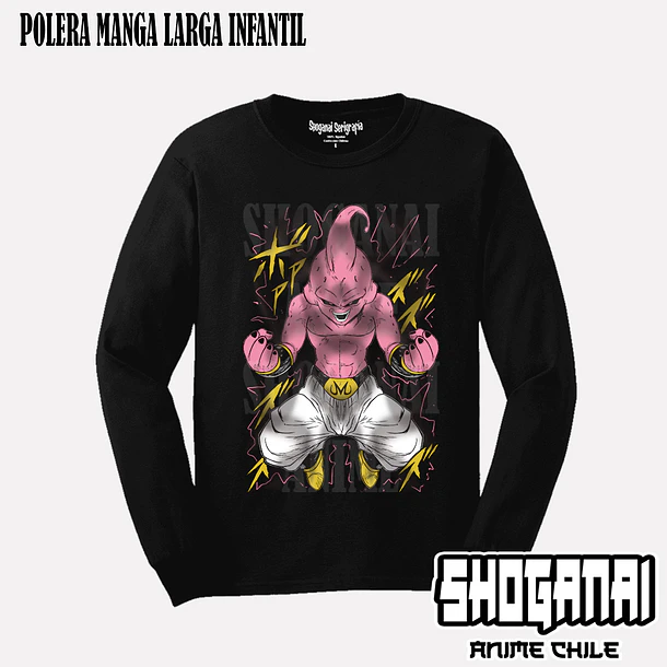 DB25 Kid Buu - DRAGON BALL - INFANTIL (Polera o Polerón) 3
