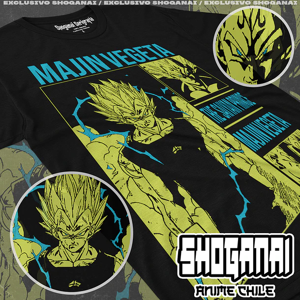 DB27 Majin Vegeta - DRAGON BALL - ADULTO (Polera o Polerón) 1