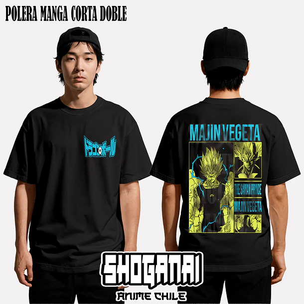 DB27 Majin Vegeta - DRAGON BALL - ADULTO (Polera o Polerón) 2