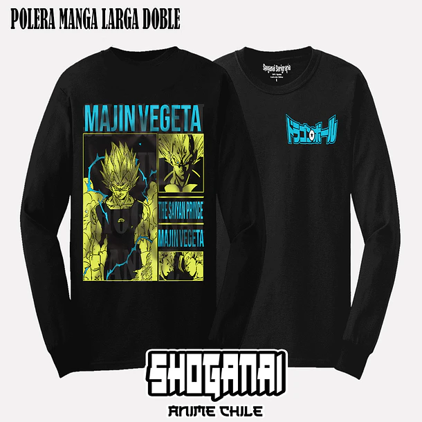 DB27 Majin Vegeta - DRAGON BALL - ADULTO (Polera o Polerón) 4