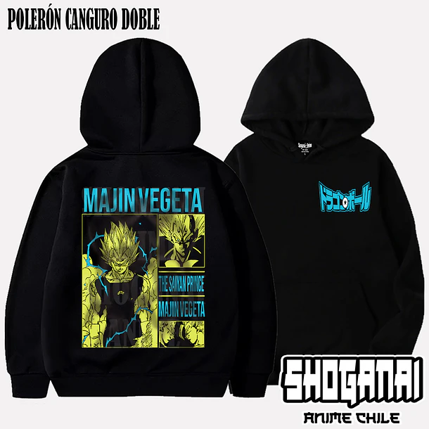 DB27 Majin Vegeta - DRAGON BALL - ADULTO (Polera o Polerón) 5