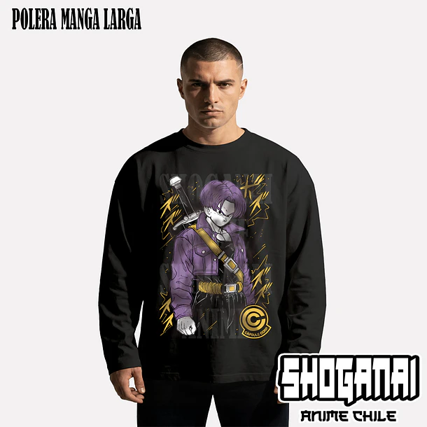 DB28 Trunks del Futuro - DRAGON BALL - ADULTO (Polera o Polerón) 3