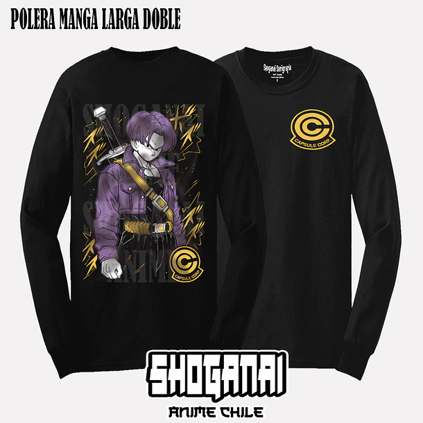 DB28 Trunks del Futuro - DRAGON BALL - ADULTO (Polera o Polerón) 4