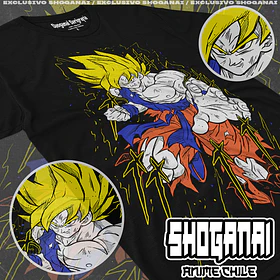 DB30 Goku SSJ - DRAGON BALL - ADULTO (Polera o Polerón)