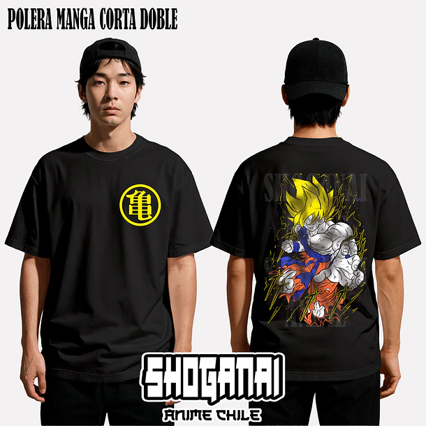 DB30 Goku SSJ - DRAGON BALL - ADULTO (Polera o Polerón) 2