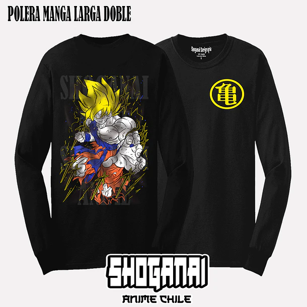 DB30 Goku SSJ - DRAGON BALL - ADULTO (Polera o Polerón) 4