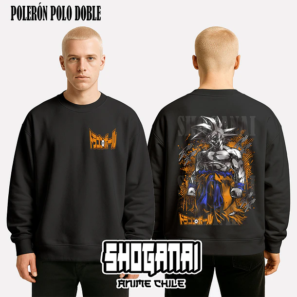 DB31 Goku Ultra Instinto UI - DRAGON BALL - ADULTO (Polera o Polerón) 7