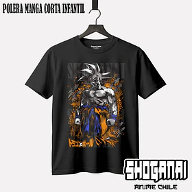 DB31 Goku Ultra Instinto UI - DRAGON BALL - INFANTIL (Polera o Polerón)