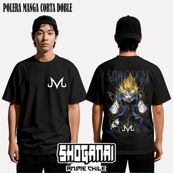 DB32 Majin Vegeta - DRAGON BALL - ADULTO (Polera o Polerón) 2