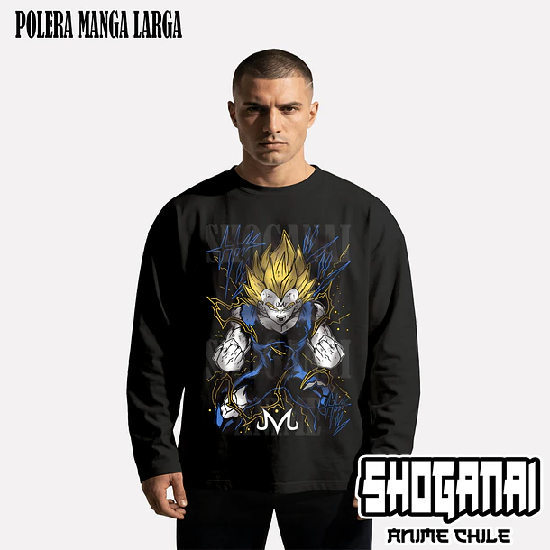 DB32 Majin Vegeta - DRAGON BALL - ADULTO (Polera o Polerón) 3