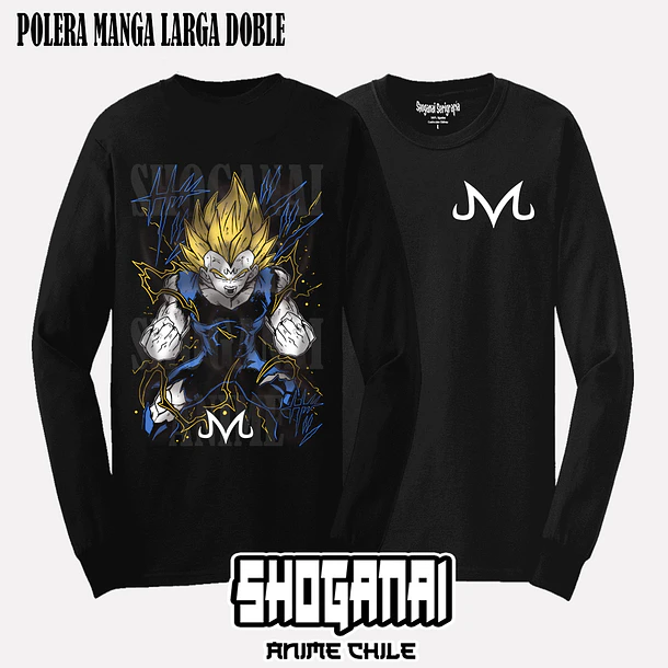 DB32 Majin Vegeta - DRAGON BALL - ADULTO (Polera o Polerón) 4