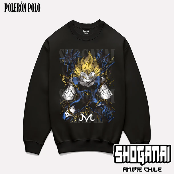 DB32 Majin Vegeta - DRAGON BALL - ADULTO (Polera o Polerón) 6