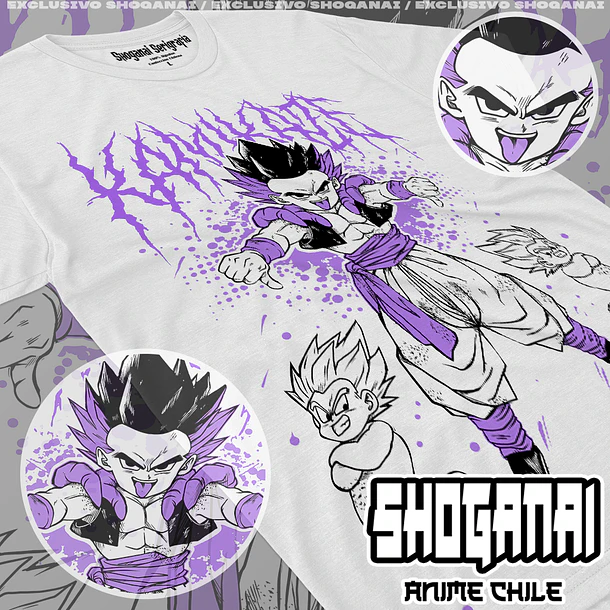 DB33 Gotenks - DRAGON BALL - INFANTIL (Polera o Polerón) 2