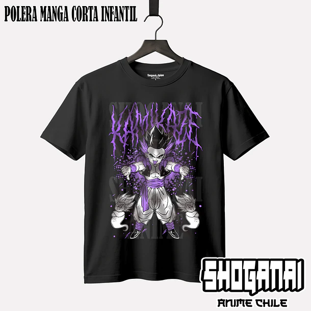 DB33 Gotenks - DRAGON BALL - INFANTIL (Polera o Polerón) 1