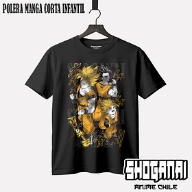 DB34 Goku, Gohan y Goten SSJ - DRAGON BALL - INFANTIL (Polera o Polerón)