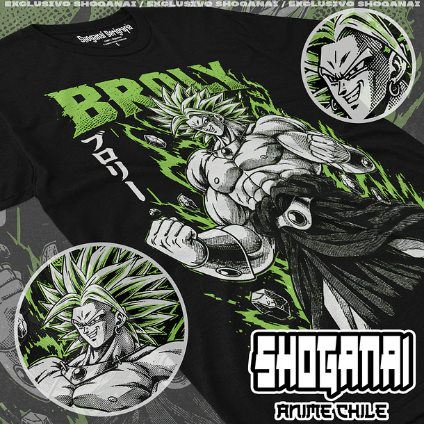 DB37 Broly - DRAGON BALL - ADULTO (Polera o Polerón) 1
