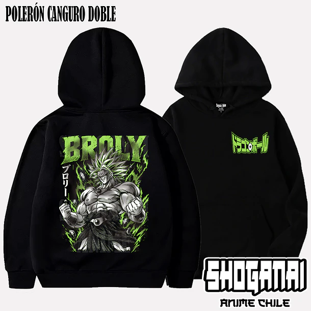 DB37 Broly - DRAGON BALL - ADULTO (Polera o Polerón) 5