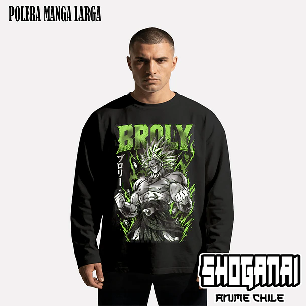 DB37 Broly - DRAGON BALL - ADULTO (Polera o Polerón) 3