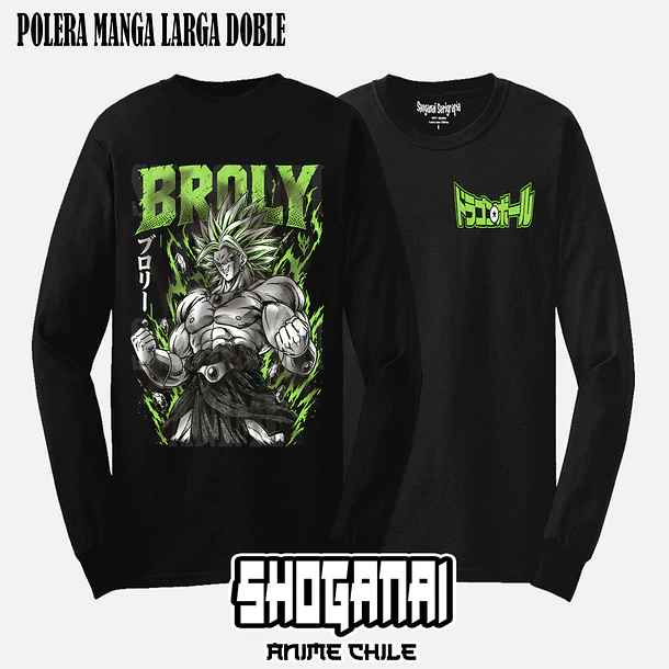 DB37 Broly - DRAGON BALL - ADULTO (Polera o Polerón) 4