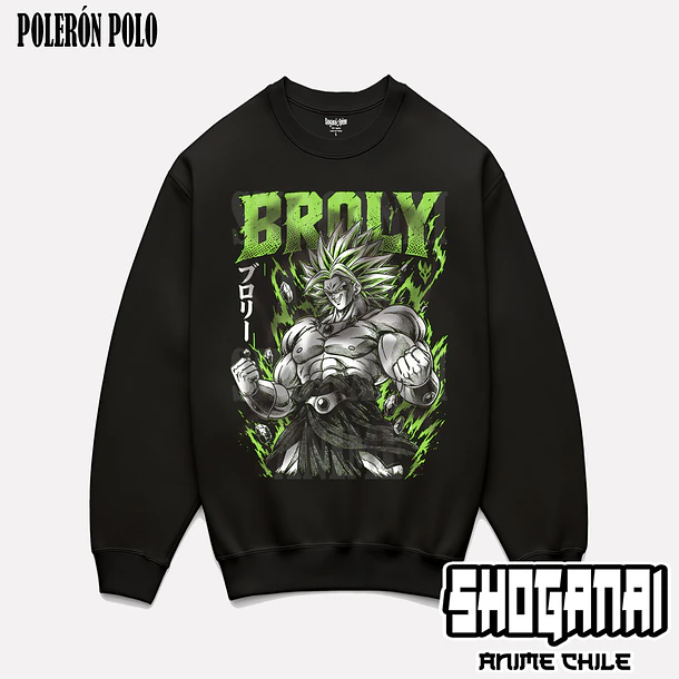 DB37 Broly - DRAGON BALL - ADULTO (Polera o Polerón) 6