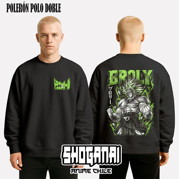 DB37 Broly - DRAGON BALL - ADULTO (Polera o Polerón) 7