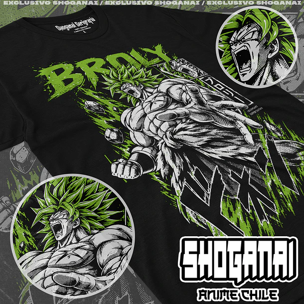 DB38 Broly - DRAGON BALL - ADULTO (Polera o Polerón) 1