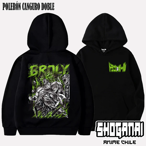 DB38 Broly - DRAGON BALL - ADULTO (Polera o Polerón) 5