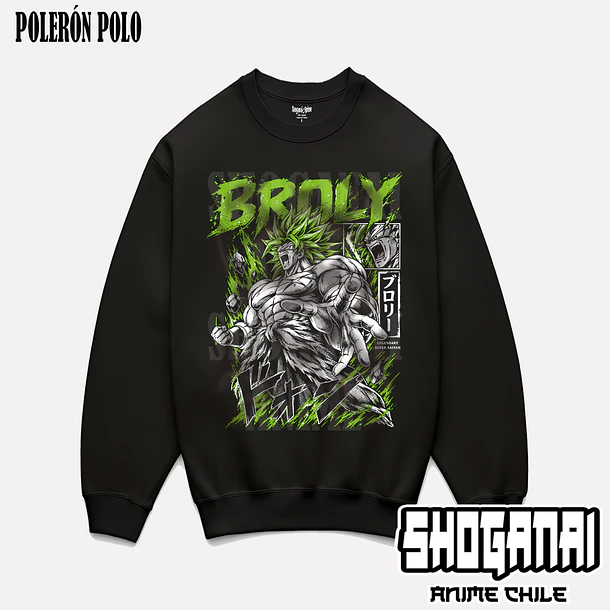 DB38 Broly - DRAGON BALL - ADULTO (Polera o Polerón) 6