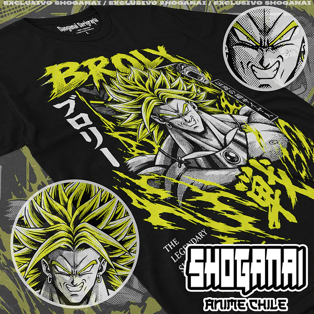 DB39 Broly - DRAGON BALL - ADULTO (Polera o Polerón) 1