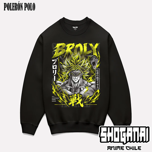 DB39 Broly - DRAGON BALL - ADULTO (Polera o Polerón) 6