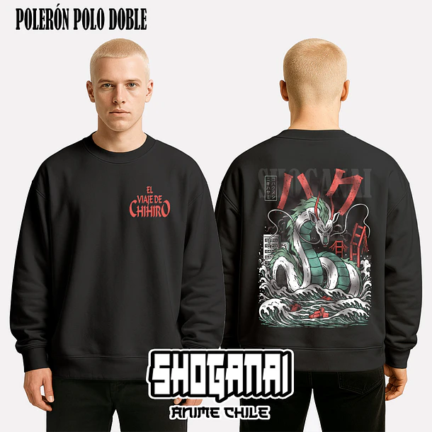 CHI02 Haku - EL VIAJE DE CHIHIRO - ADULTO (Polera o Polerón) 7