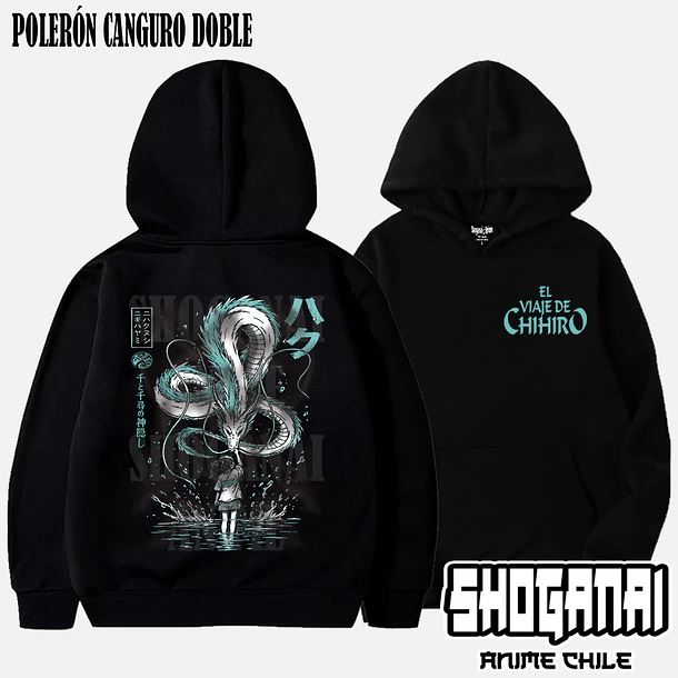 CHI03 Chihiro y Haku - EL VIAJE DE CHIHIRO - ADULTO (Polera o Polerón) 5
