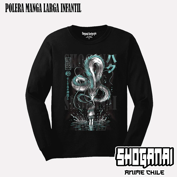 CHI03 Chihiro y Haku - EL VIAJE DE CHIHIRO - INFANTIL (Polera o Polerón) 3