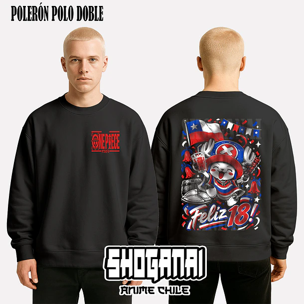 OP73 Tony Tony Chopper 18SEPT - ONE PIECE - ADULTO (Polera o Polerón) 7