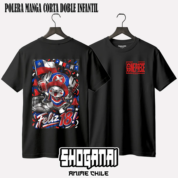 OP73 Tony Tony Chopper 18SEPT - ONE PIECE - INFANTIL (Polera o Polerón) 2