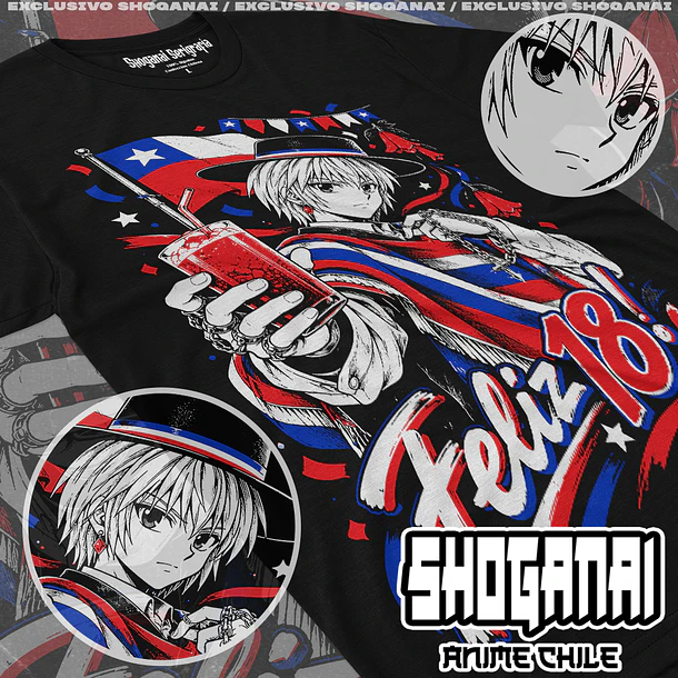 HXH51 Kurapika 18SEPT - HUNTER X HUNTER - ADULTO (Polera o Polerón) 1