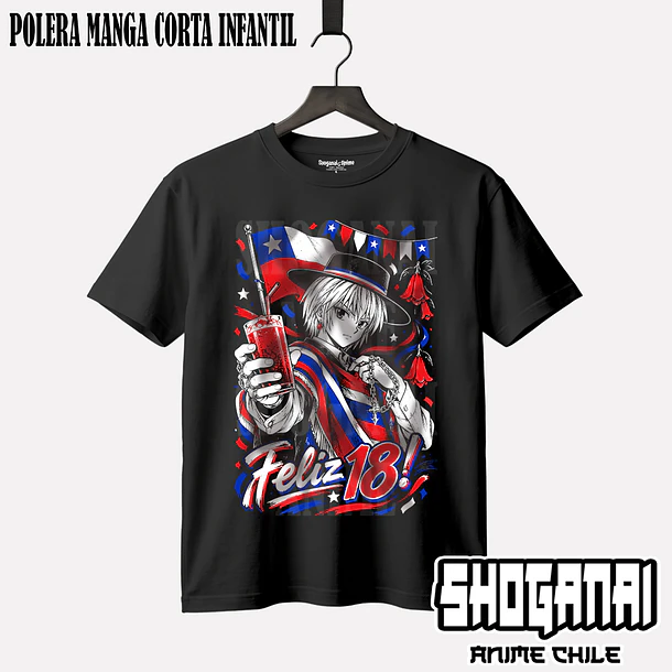 HXH51 Kurapika 18SEPT - HUNTER X HUNTER - INFANTIL (Polera o Polerón) 1