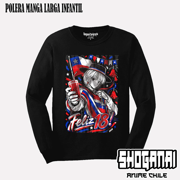 HXH51 Kurapika 18SEPT - HUNTER X HUNTER - INFANTIL (Polera o Polerón) 3