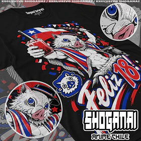 KNY71 Inosuke Hashibira 18SEPT - KIMETSU NO YAIBA - ADULTO (Polera o Polerón)