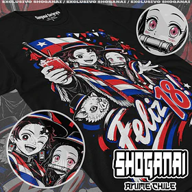 KNY72 Nezuko y Tanjiro 18SEPT - KIMETSU NO YAIBA - ADULTO (Polera o Polerón)