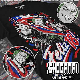 OP74 Roronoa Zoro 18SEPT - ONE PIECE - ADULTO (Polera o Polerón)