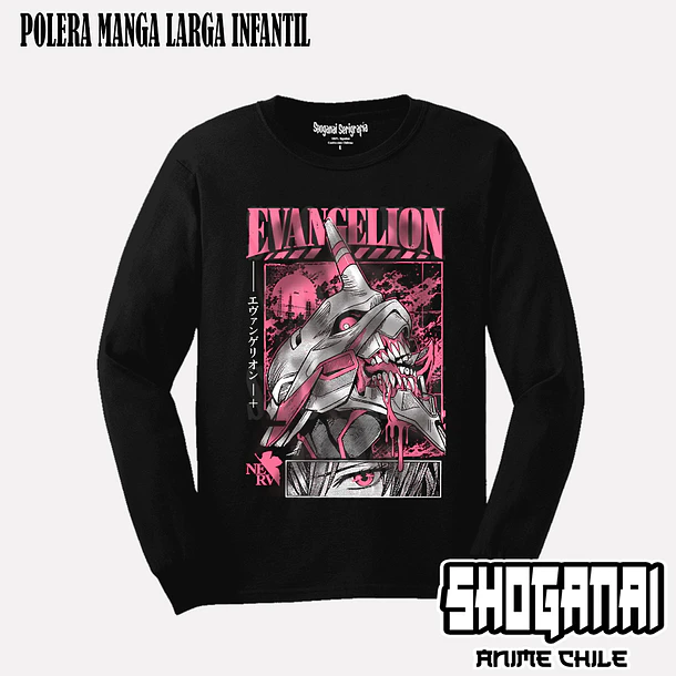 EVA15 Eva 01 - EVANGELION - INFANTIL (Polera o Polerón) 4